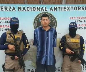 El presunto pandillero sospechoso de extorsión y de ordenar la muerte de conductores del transporte público.