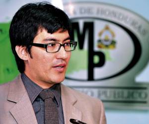 Edy Tábora representante de Colisión contra la Impunidad.