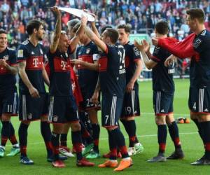 Con el título doméstico en el bolsillo, el Bayern puede centrarse ahora en el sueño de un segundo triplete, que sería histórico. Foto: Agencia AFP