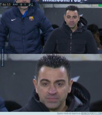 Memes no perdonan al Barcelona y Xavi tras derrota ante el Betis