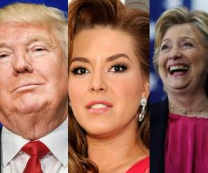 En el primer debate presidencial de esta semana Alicia Machado fue traída en mención por los dos candidatos (Foto: El Heraldo Honduras/ Sucesos de Honduras)