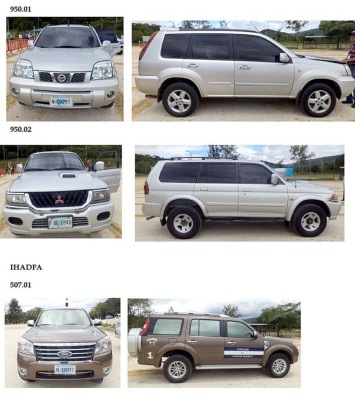 Conozca los carros de lujo en que se conducían ministros hondureños