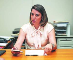Anny Belinda Ochoa es la inspectora general de Juzgados y Tribunales de la República.