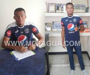 Walter Martínez es el nuevo jugador de las Águilas Azules del Motagua. Foto: Club deportivo Motagua.