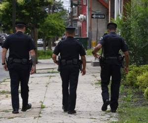 El cambio llegó a Camden hace cuatro años, cuando la fuerza policial de la ciudad fue desmantelada y se organizó un nuevo departamento. (Foto: AFP/El Heraldo Honduras/ Noticias de Honduras)