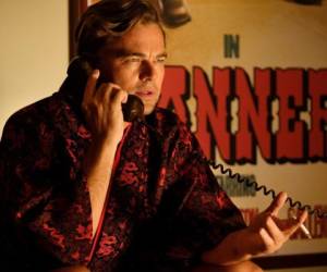 En esta imagen difundida por Sony Pictures, Leonardo DiCaprio en una escena de 'Once Upon a Time ... in Hollywood' de Quentin Tarantino.