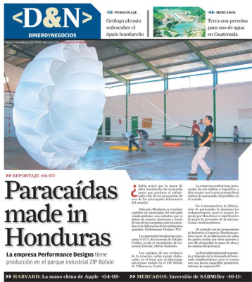 Paracaídas made in Honduras