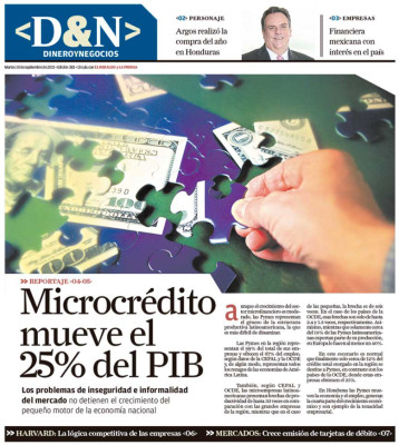 Microcrédito mueve el 25% del PIB