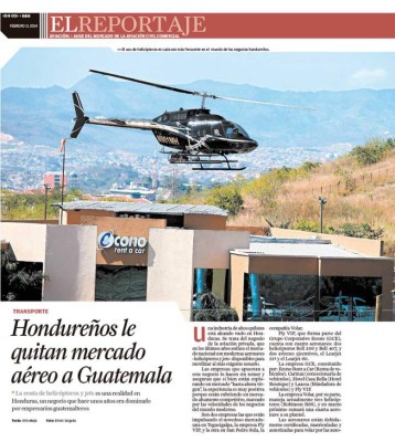 ¿Taxi? No, gracias. ¡Helicóptero!