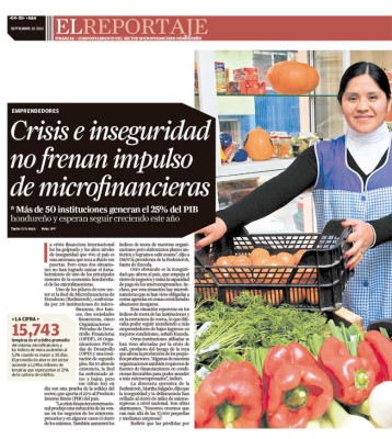 Microcrédito mueve el 25% del PIB