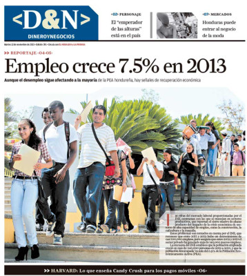 Empleo crece 7.5% en 2013