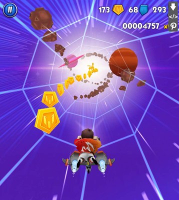 Messi tiene su propio juego Space Scooter