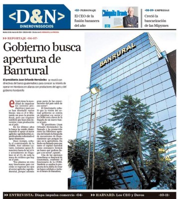 Gobierno busca apertura de Banrural