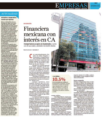 Microcrédito mueve el 25% del PIB