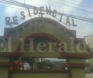 La operación Centella se ejecuta en varias residencias y negocios de la capital de Honduras, entre ellas, Residencial Palma Real.