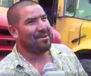 Julio Cesar Fajardo, el conductor que este viernes fue asesinado en Lempira.