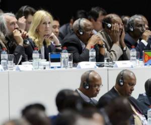 Sesión plenaria del 65º Congreso de la FIFA. (Foto: AFP)
