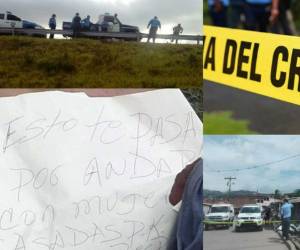 Crímenes pasionales, venganzas y por el no pago del mal llamado 'impuesto de guerra' fueron la causa de que estos hondureños fueran asesinados y junto a sus cuerpos dejados tenebrosos rótulos. (Foto: El Heraldo Honduras/ Noticias Honduras hoy)