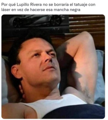 FOTOS: Los mejores memes de Lupillo Rivera y su tatuaje para cubrir el rostro de Belinda