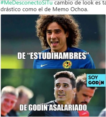 Los memes que generó el nuevo look de Memo Ochoa