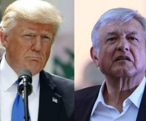 Donaldo Trump y el presidente mexicano Andrés Manuel López Obrador.