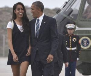 Malia Obama es la hija mayor del expresidente de los Estados Unidos, Barack Obama.