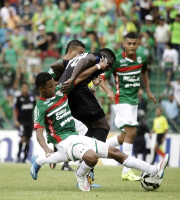 Jairo Puerto le dio el triunfo a Marathón ante Olimpia