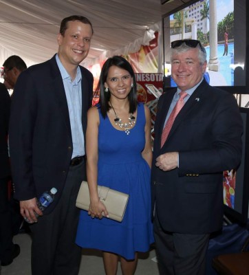 Cálida recepción para celebrar la libertad de Estados Unidos