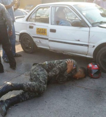 Fuerte 'encontronazo' deja tres heridos cerca de la Villa Olímpica