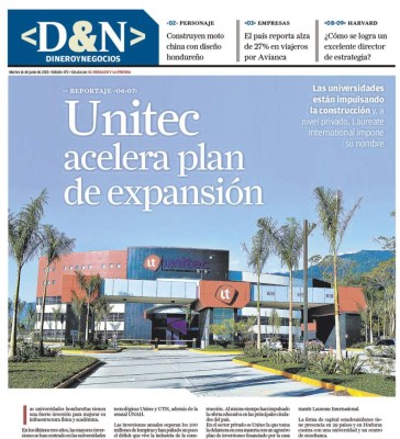 Unitec acelera plan de expansión