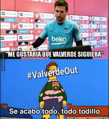 Los memes que dejó la derrota del Barcelona ante Valencia por la Copa del Rey