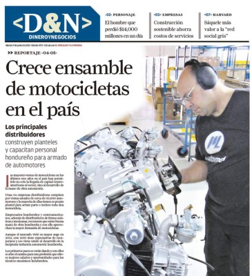 Crece ensamble de motocicletas en el país