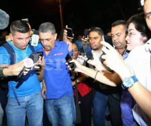 La familia de Kevin Solórzano al salir de los Tribunales de Sentencia (Foto: El Heraldo Honduras/ Noticias de Honduras)