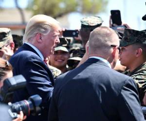 Un masivo acto está previsto sobre la tarde de este miércoles en Phoenix, en el que se espera que el magnate pronuncie un discurso ante seguidores. (Foto: AFP/ El Heraldo Honduras/ Noticias de Honduras)