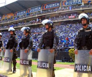 La afición estará bien resguardada para el juego entre Honduras y Costa Rica.