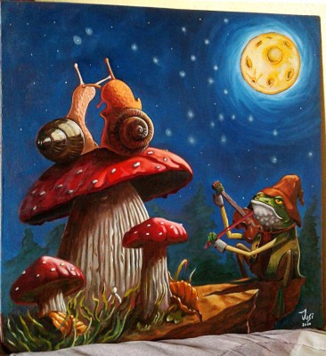 Sentimientos y fantasías a óleo y pincel