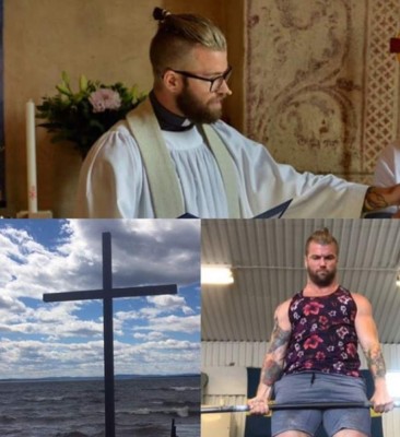 Con tatuajes y fitness, el inusual sacerdote que escandaliza Instagram