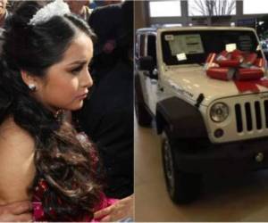 La quinceañera más famosa de México fue señalada de recibir este Jeep por parte de El Chapo Guzmán.