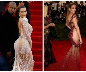 Kim Kardashian y Jennifer López lucieron sus curvas