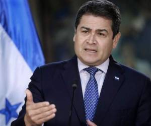 Juan Orlando Hernández, presidente de la República de Honduras.