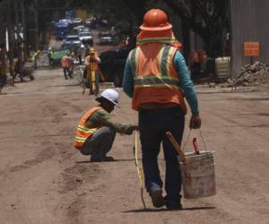 El rubro de la construcción genera gran cantidad de empleos en la capital. Foto: EL HERALDO.