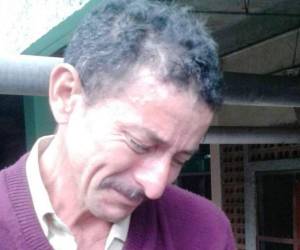 Salvador Mejía, padre de la primera víctima mortal a causa de la explosión de pólvora en Honduras.