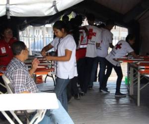 Los cuerpos de socorro se han preparado para asistir a los feligreses que lo requieran (Foto:Cruz Roja Hondureña/ El Heraldo Honduras/ Noticias de Honduras)