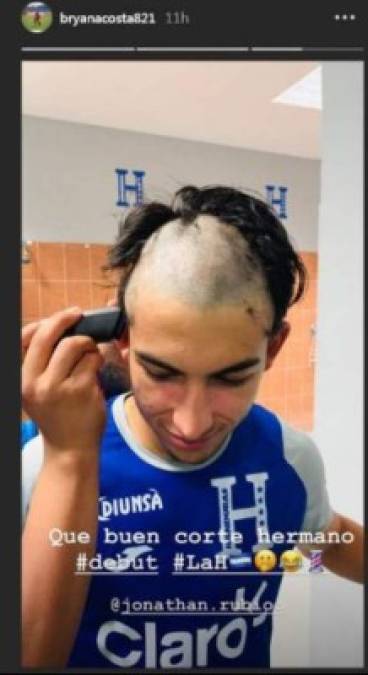 FOTOS: 'Los pelones', Jonathan Rubio no pudo evitar el ritual tras debutar con la H