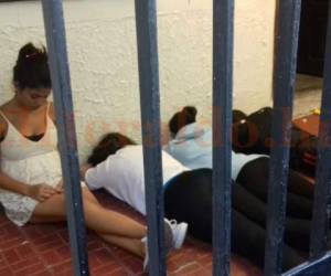 Los jóvenes capturados no han sido identificados aún (Foto: El Heraldo Honduras/ Noticias de Honduras)
