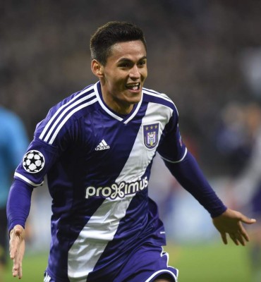Andy Nájar jugó los 90 con Anderlecht