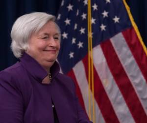 El presidente electo Joe Biden nominó a la ex presidenta de la Reserva Federal, Janet Yellen, para encabezar el Tesoro de los Estados Unidos. Foto: Agencia AFP.