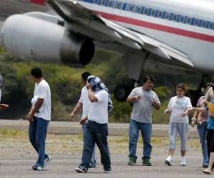 Entre los hondureños deportados se encuentra Gustavo Menjívar Montufar, de quien sus familiares indicaron que tenía nueve años de residir en Dallas