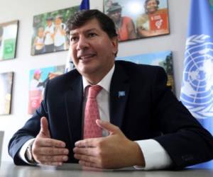 Igor Garafulic es el representante de la ONU en Honduras.