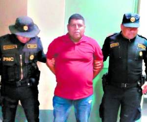 El presunto narcotraficante fue detenido por la Policía Nacional Civil de Guatemala en un restaurante de la zona noroccidental de Guatemala.